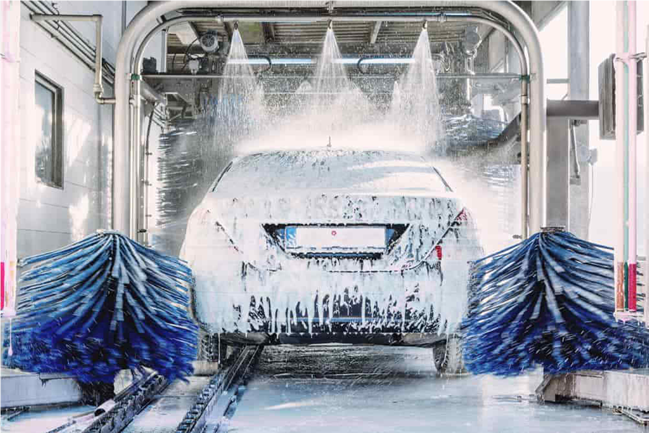 specialty surfactants used in a car wash