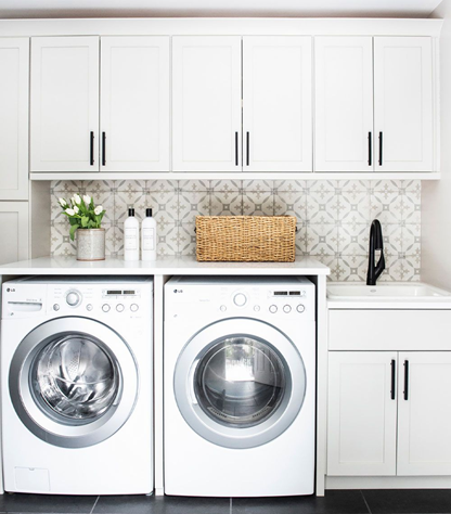 laundry room for using amine oxides as detergent